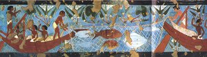 Fiskeri, Ipuys grav (tempera på papir)